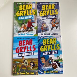 Bear Grylls Adventure Series 4 Book set‎ paperback